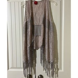 Daytrip Fringe Duster Vest - Size L
